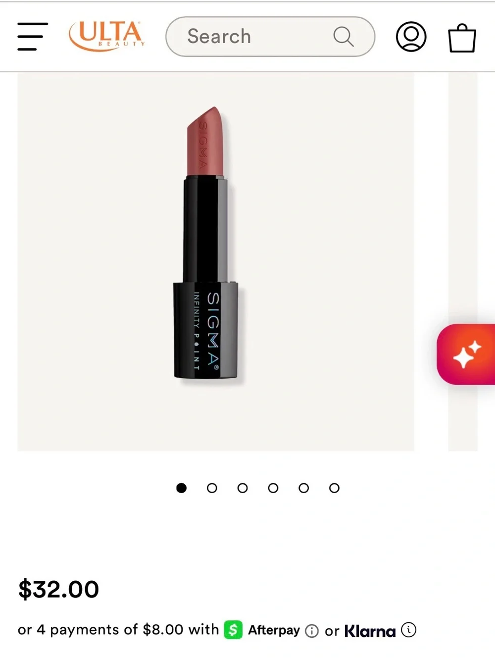 Sigma Beauty Infinity Point Lipstick – New Mod – Full Size – NIB